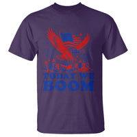 Today We Boom 4th of July Bald Eagle Fireworks T Shirt