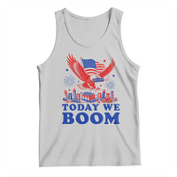 Today We Boom 4th of July Bald Eagle Fireworks Tank Top