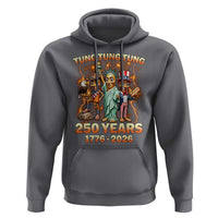 Tung Tung Tung Sahur 250 Years American Hoodie Funny Brainrot Meme 4th of July