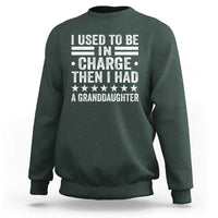 I Used To Be In Charge Then I Had A Granddaughter Sweatshirt Funny Girl Grandpa
