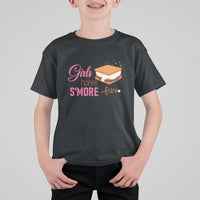 Funny Girls Have Smore Fun T Shirt For Kid Camping Food S'more - Wonder Print Shop