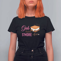 Funny Girls Have Smore Fun T Shirt For Women Camping Food S'more - Wonder Print Shop
