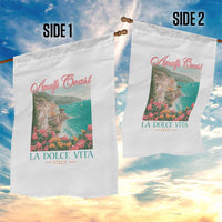 Amalfi Coast Italy Travel Trip Garden Flag La Dolce Vita Mediterranean Sea - Wonder Print Shop
