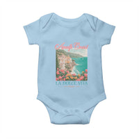 Amalfi Coast Italy Travel Trip Baby Onesie La Dolce Vita Mediterranean Sea - Wonder Print Shop