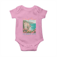 Amalfi Coast Italy Travel Trip Baby Onesie La Dolce Vita Mediterranean Sea - Wonder Print Shop
