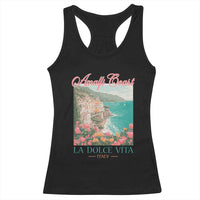 Amalfi Coast Italy Travel Trip Racerback Tank Top La Dolce Vita Mediterranean Sea - Wonder Print Shop