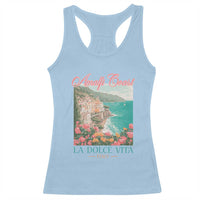 Amalfi Coast Italy Travel Trip Racerback Tank Top La Dolce Vita Mediterranean Sea - Wonder Print Shop