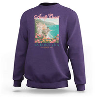 Amalfi Coast Italy Travel Trip Sweatshirt La Dolce Vita Mediterranean Sea - Wonder Print Shop