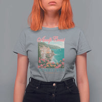 Amalfi Coast Italy Travel Trip T Shirt For Women La Dolce Vita Mediterranean Sea - Wonder Print Shop