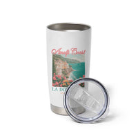 Amalfi Coast Italy Travel Trip Tumbler Cup La Dolce Vita Mediterranean Sea - Wonder Print Shop
