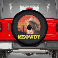 Funny Meowdy Spare Tire Cover Country Music Western Cowboy Cat - Wonder Print Shop