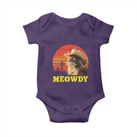 Funny Meowdy Baby Onesie Country Music Western Cowboy Cat - Wonder Print Shop