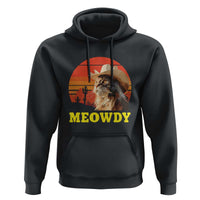 Funny Meowdy Hoodie Country Music Western Cowboy Cat - Wonder Print Shop