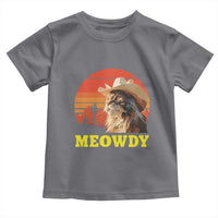 Funny Meowdy Toddler T Shirt Country Music Western Cowboy Cat - Wonder Print Shop