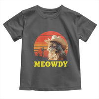 Funny Meowdy Toddler T Shirt Country Music Western Cowboy Cat - Wonder Print Shop
