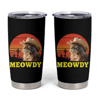 Funny Meowdy Tumbler Cup Country Music Western Cowboy Cat - Wonder Print Shop
