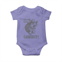 Funny Cowboy Opossum Baby Onesie Go On Now Git Western Country Opossum - Wonder Print Shop