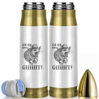 Funny Cowboy Opossum Bullet Tumbler Go On Now Git Western Country Opossum - Wonder Print Shop