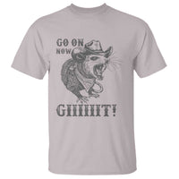 Funny Cowboy Opossum T Shirt Go On Now Git Western Country Opossum - Wonder Print Shop