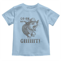 Funny Cowboy Opossum Toddler T Shirt Go On Now Git Western Country Opossum - Wonder Print Shop