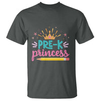 Back To School T Shirt Pre-K Princess Lovely Yellow Crown Pencil Cute Star - Wonder Print Shop