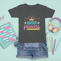 Back To School T Shirt For Kid Kinder Princess Lovely Yellow Crown Pencil Cute Star - Wonder Print Shop