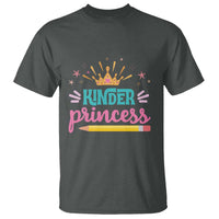 Back To School T Shirt Kinder Princess Lovely Yellow Crown Pencil Cute Star - Wonder Print Shop