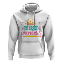 Back To School Hoodie 1ST Grade Princess Lovely Yellow Crown Pencil Cute Star - Wonder Print Shop