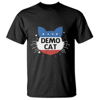 Funny American Cat T Shirt Demo Cat Star US Flag - Wonder Print Shop