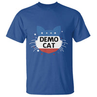 Funny American Cat T Shirt Demo Cat Star US Flag - Wonder Print Shop