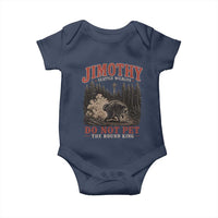 Jimothy Raccoon Seattle Wildlife Baby Onesie Do Not Pet The Round King Funny Viral Trash Panda