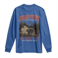 Jimothy Raccoon Seattle Wildlife Long Sleeve Shirt Do Not Pet The Round King Funny Viral Trash Panda