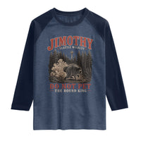 Jimothy Raccoon Seattle Wildlife Raglan Shirt Do Not Pet The Round King Funny Viral Trash Panda