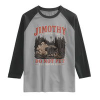 Jimothy Raccoon Seattle Wildlife Raglan Shirt Do Not Pet The Round King Funny Viral Trash Panda