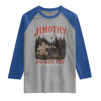 Jimothy Raccoon Seattle Wildlife Raglan Shirt Do Not Pet The Round King Funny Viral Trash Panda