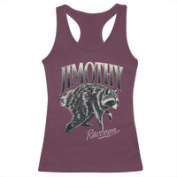 Jimothy Raccoon Racerback Tank Top Funny Seattle Trash Panda Wildlife