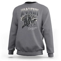 Jimothy Raccoon Sweatshirt Funny Seattle Trash Panda Wildlife
