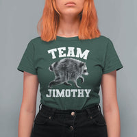 Team Jimothy Raccoon T Shirt For Women Funny Seattle Trash Panda Lover
