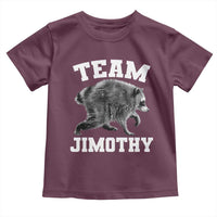 Team Jimothy Raccoon Toddler T Shirt Funny Seattle Trash Panda Lover
