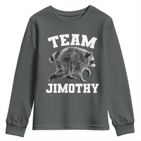 Team Jimothy Raccoon Youth Sweatshirt Funny Seattle Trash Panda Lover