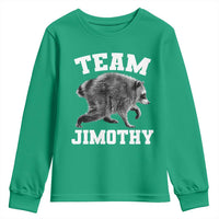 Team Jimothy Raccoon Youth Sweatshirt Funny Seattle Trash Panda Lover