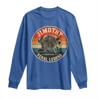 Jimothy Raccoon Seattle Feral Legend Long Sleeve Shirt Funny Trash Panda Meme Retro