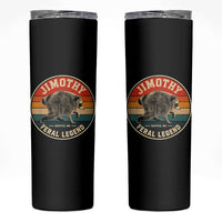 Jimothy Raccoon Seattle Feral Legend Skinny Tumbler Funny Trash Panda Meme Retro