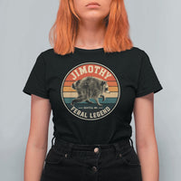 Jimothy Raccoon Seattle Feral Legend T Shirt For Women Funny Trash Panda Meme Retro