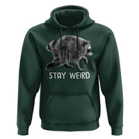 Jimothy the Raccoon Funny Stay Weird Hoodie Seattle Short Spine Trash Panda