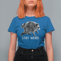 Jimothy the Raccoon Funny Stay Weird T Shirt For Women Seattle Short Spine Trash Panda