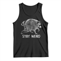 Jimothy the Raccoon Funny Stay Weird Tank Top Seattle Short Spine Trash Panda