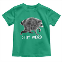 Jimothy the Raccoon Funny Stay Weird Toddler T Shirt Seattle Short Spine Trash Panda