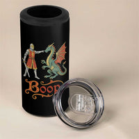 Boop Medieval Knight Dragon 4 in 1 Can Cooler Tumbler Funny Ren Faire Dark Fantasy