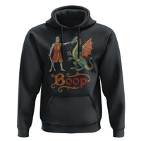 Boop Medieval Knight Dragon Hoodie Funny Ren Faire Dark Fantasy